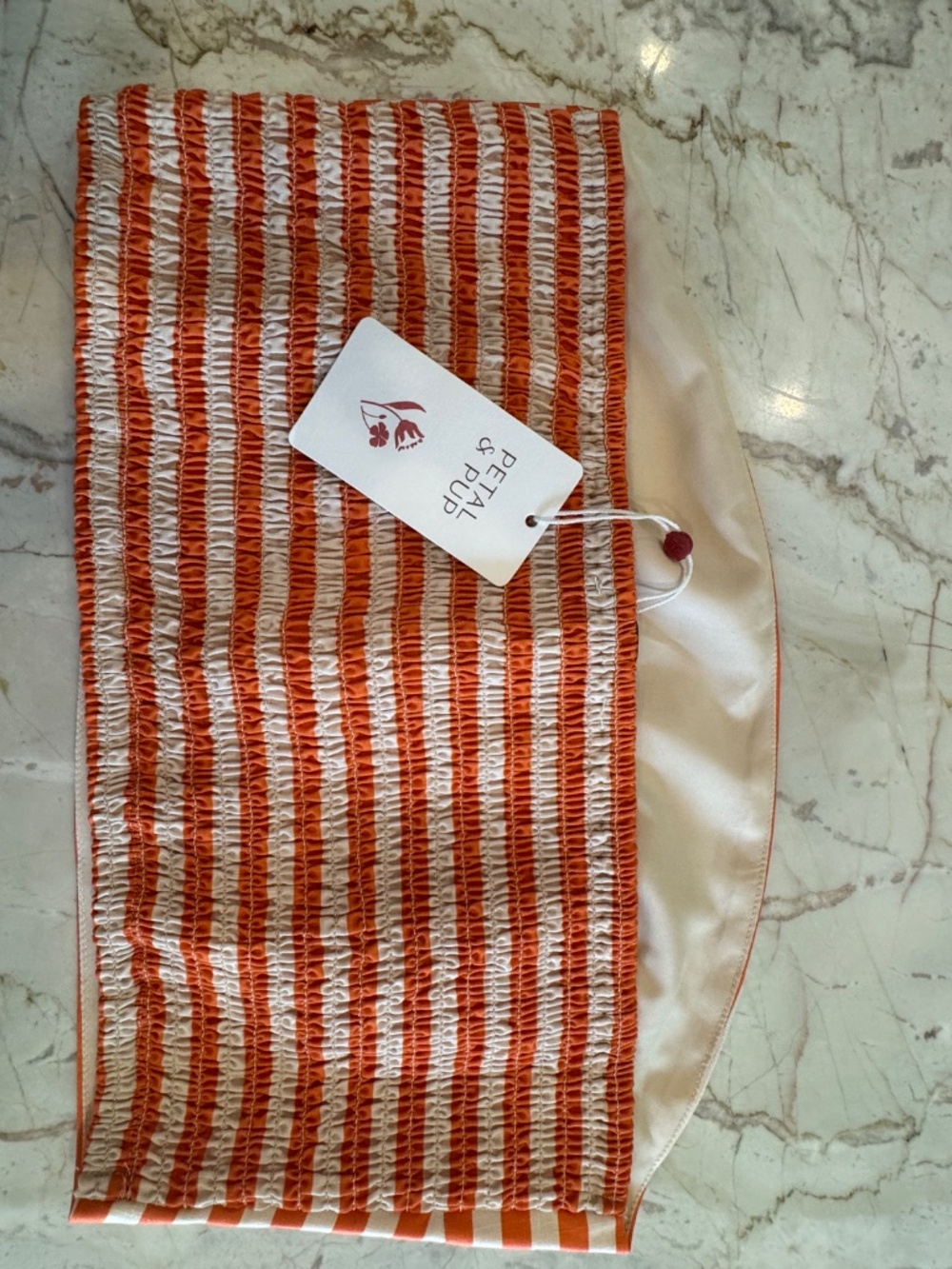 Serafina Two Piece Set. Size M. Range and Beige Striped skirt and top NWT - Picture 8 of 8